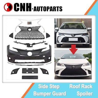 Car Parts Lexus Style Body Kits for Toyota Corolla Altis 2019 2021 Bumpers and Front Grille