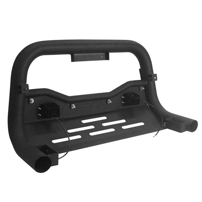 Universal Custom Design with Skid Plate Steel Bull Bar Front Bumper Grille Guard for Ford Ranger T6 T7 T8 2016-2021 2021
