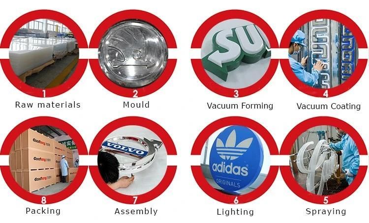 3D LED Acrylic Light Custom Car Emblem Car Logo