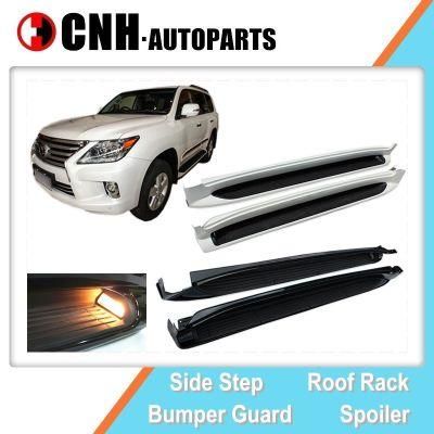 Car Parts OEM Design Running Boards for Lx570 2012 2014 Side Steps Stirrup with LED Light