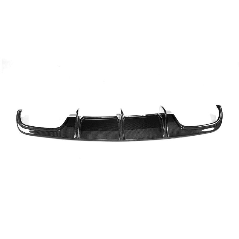 Carbon Fiber W204 Rear Bumper Diffuser Big Fins for Mercedes Benz C63 Amg Black Series 12-15