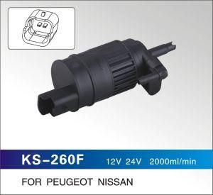 12V 24V 2000ml/Min Windshield Washer Pump for Peugeot Nissan