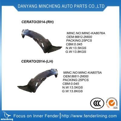 Rear Left Fender Liner 51717059381 for B M W E90