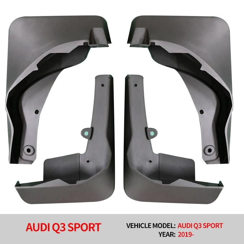 Matte Black Mud Flaps 4X4sets for Audi Q3 Sport 2012 2016 2019 Splash Guards Mudflap Fender Mudguards