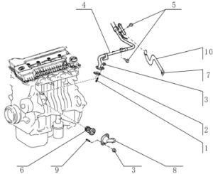 Chinese Auto Spare Parts for Lf6430 (X60) Thermostat