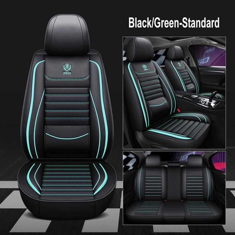 Car Seat Covers With Built-in Lumbar Cushion Waterproof Leather