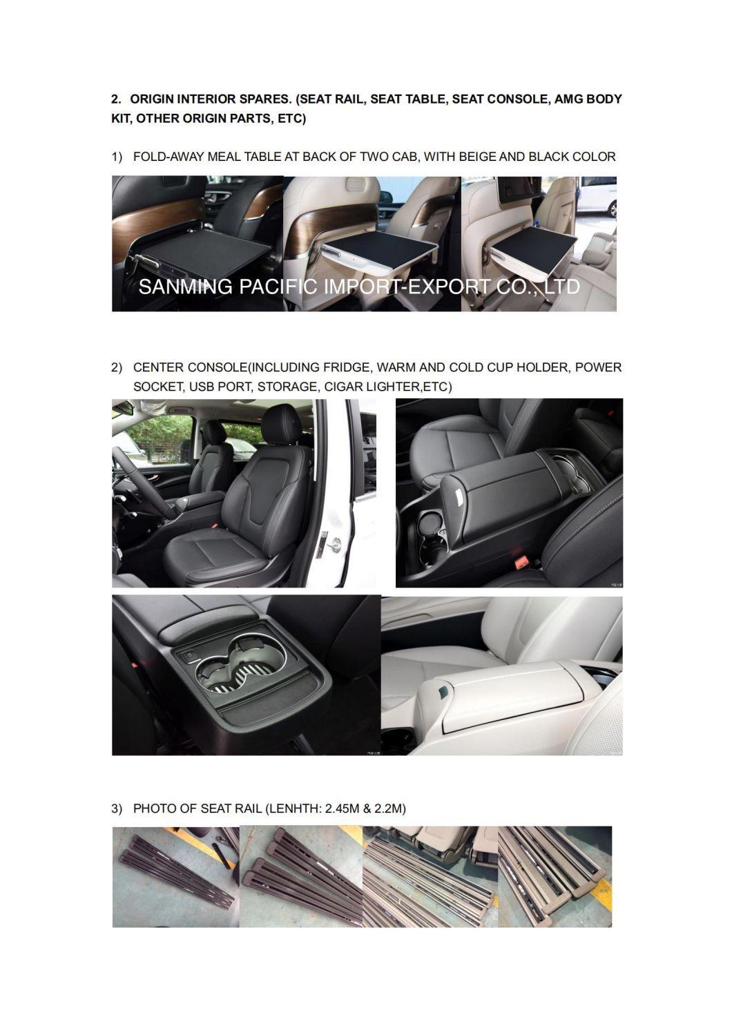 Vito/V-Class/Metris/Sprinter/Viano Inner Parts & Spares VIP/Auto/Electric Luxury Seat for Modification/Conversion