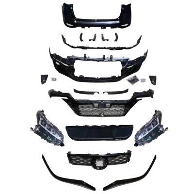 Car Accessories Facelift Upgrade PP Material Bodykit Body Kit for Fortuner2015 Upgrade to Fortuner 2021