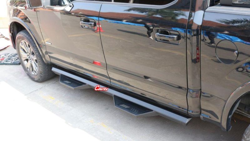Black Steel Running Board Side Step