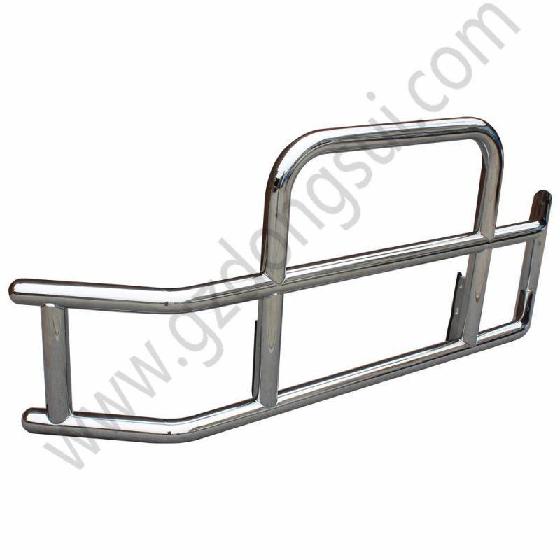 304 Stainless Steel 2.0 Thickness Heavy Duty Semi Truck Deer Grill Guard Front Bumper