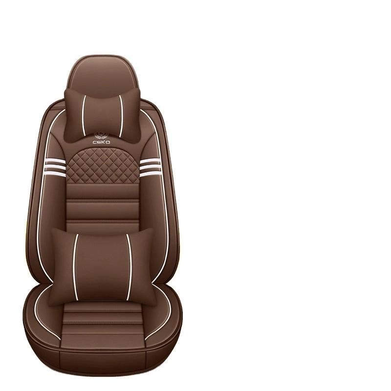 New Arrival Faux Leather Full Set Car Seat Cover Universal