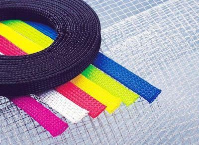 Flexible Colorized Pet Braided Expandable Cable Mesh Tubing