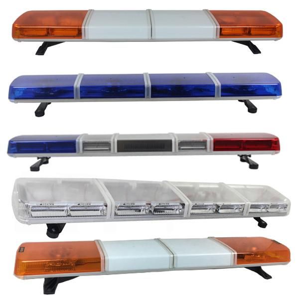 59 Inch LED Warning Lightbar with Blue Color and Built-in Speaker Factory