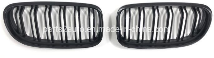 BMW E90 Double Lines Matte Black Auto Accessory Grille 2008-2011