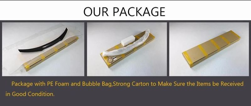 for Tesla Model S Carbon Fiber Style Trunk Spoiler Cover Trim Water Retaining Wing