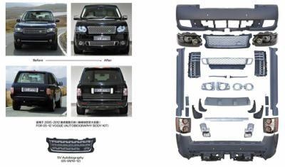 Body Parts Car Body Kit for Range Rover Vogue 2002-2009 Upgrade Range Rover Vogue 2010-2012 L322 Autobiography Sva Body Kit