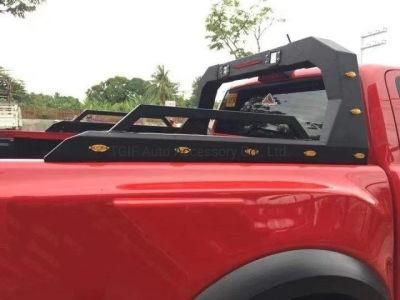 Pick-up Truck Bed Textured Black Adjustable Chase Rack Roll Bar for Hilux Ranger Navara Dmax