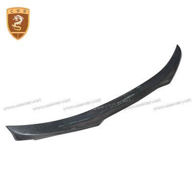 3K Black Carbon Fiber Car Modification Duck Wing Spoiler for Mustang