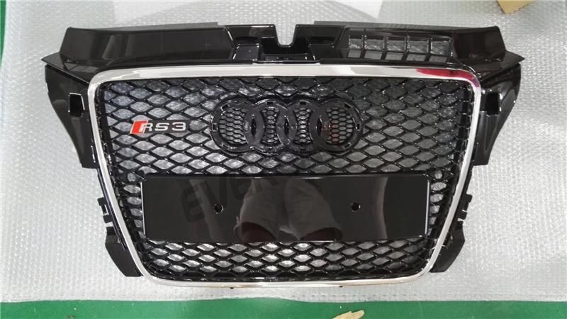 RS3 Grille Front Bumper Grill Fit for Audi A3 2011-2013