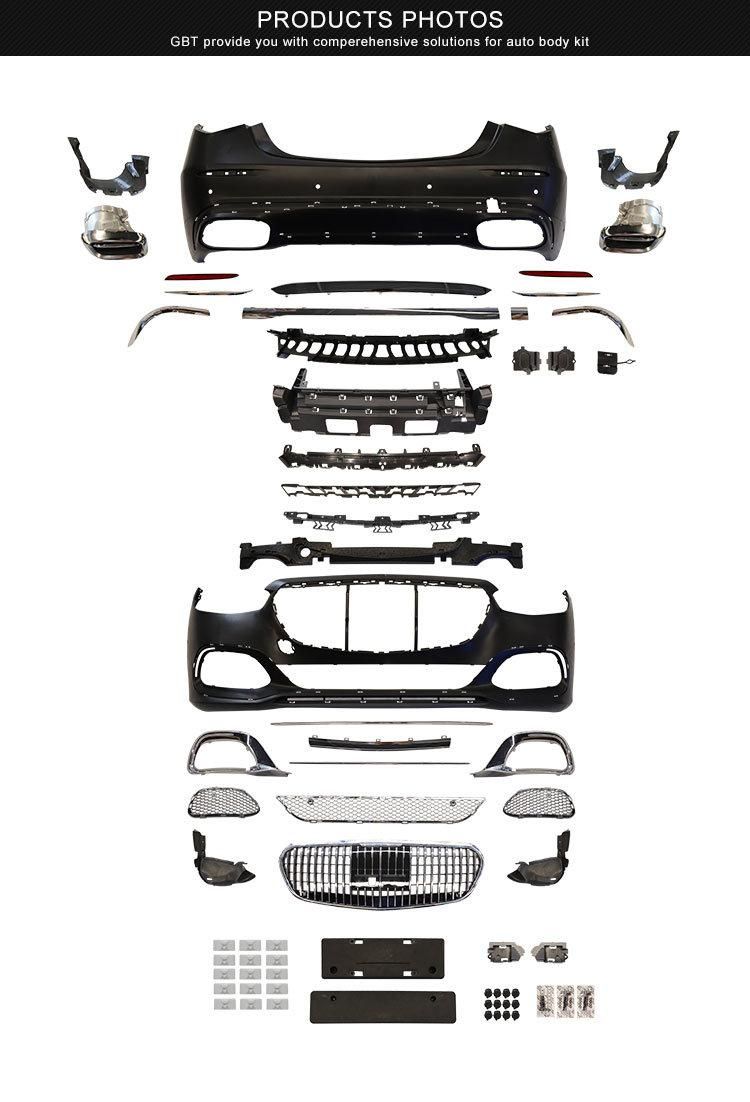 Gbt Particular Facelift Car Spare Parts Front/Rear Bumper Mud Guards Exhaust Pipe Body Kit for Mercedes-Benz S Class W223 M Model