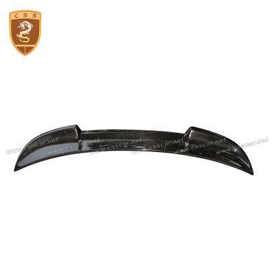 Auto Parts 3K Twill Weave Carbon Fiber Rear Trunk Boot Spoiler Wing for Mustang Upgrade Mmd Style