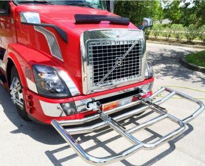 304 Stainless Steel Heavy Truck Anti-Collision Front Bumper Truck Deer Guard Heavy Truck Bumper Guard for Mack