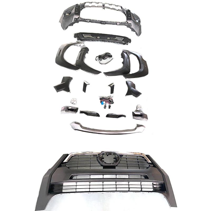 Car Body Kit for Toyota Hilux Vigo Good Quality Body Kit 16-18 Year Upgrade to Rocco 20 or 21