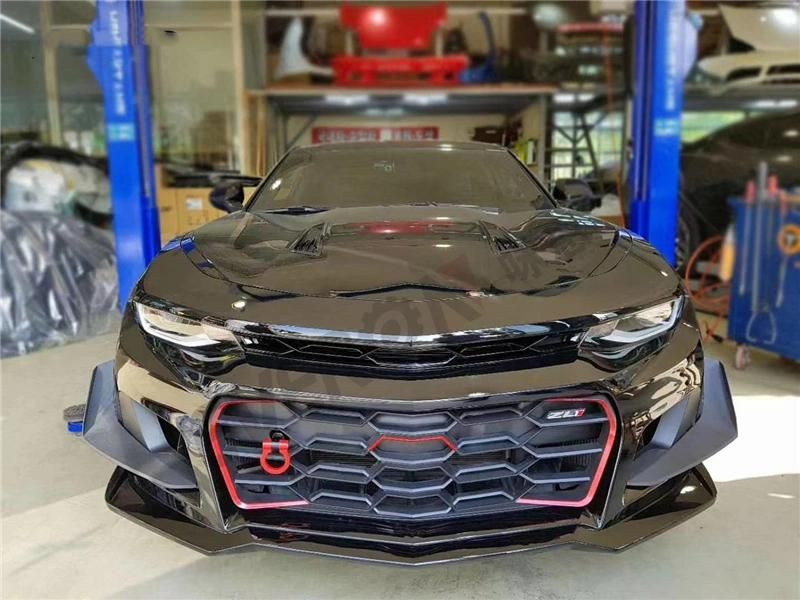 Car Body Parts Zl1 1le Style Front Bumper with Hood Body Kit for 2016-2018 Camaro