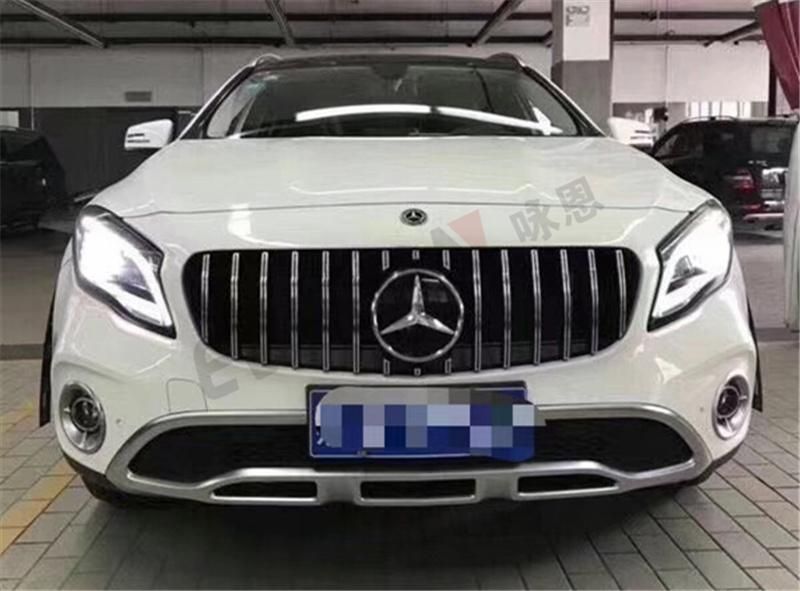 Gt Style Front Grille for Mercedes Benz Gla Class X156 2017-2019