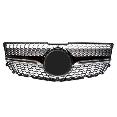 ABS Gloss Black Diamond Style Auto Grille for Mercedes Glk Class X204 Lci 2013-2015 Front Grille