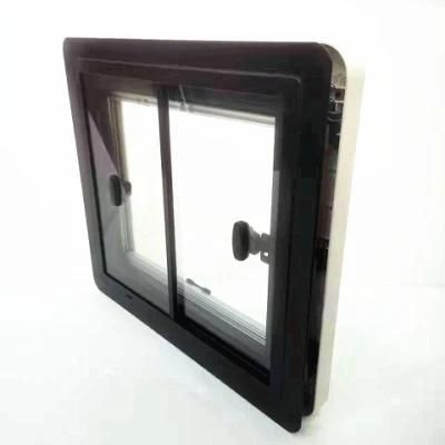 Emergency Support Special Vehicle Tempered Glass Slider and Sliding Window with Anti-Insect and Anti-UV Blind