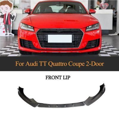 Carbon Fiber Front Lip for Audi Tt Quattro Coupe 2-Door 2015-2018