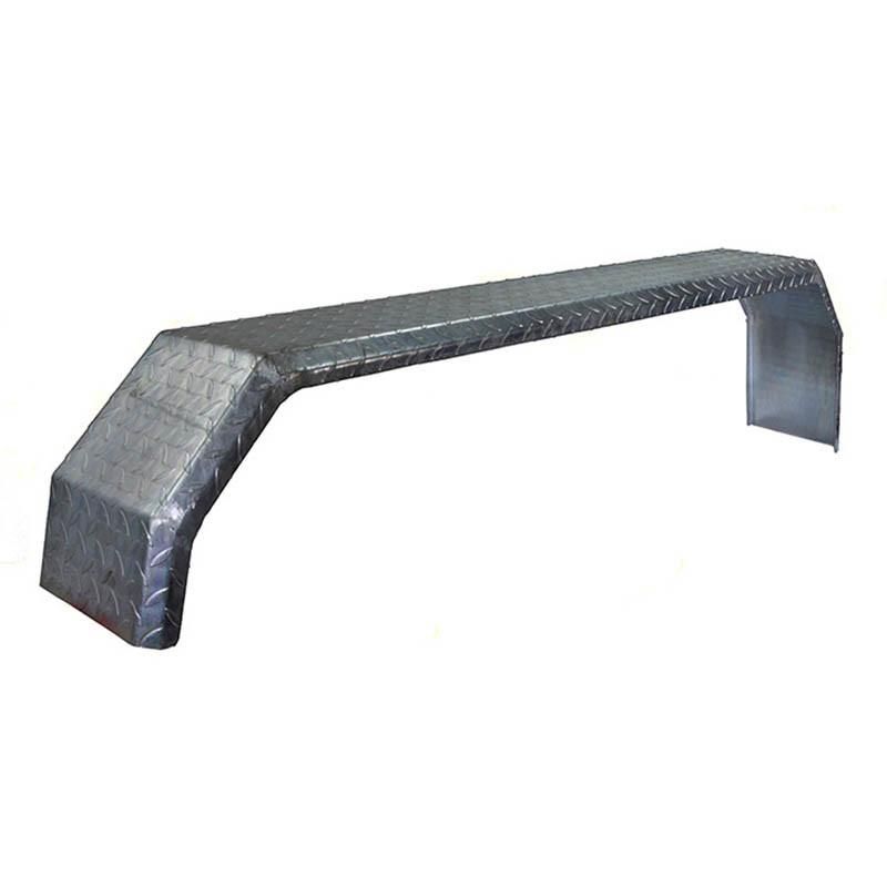 14-15" Alum Treadplate Trailer Wheels Mudguards Trailer Fenders