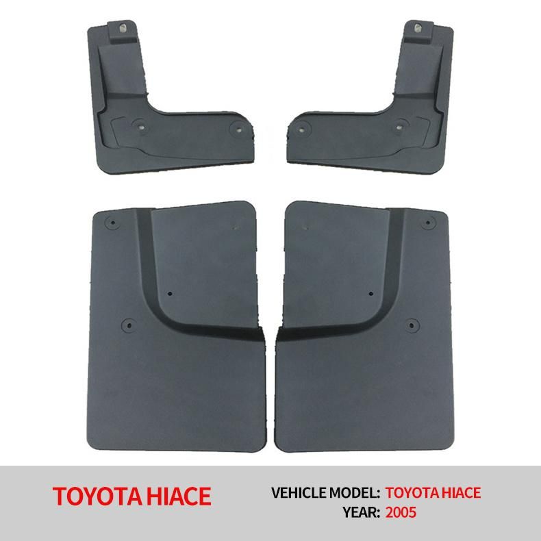 Auto Mud Flaps for Toyota Hiace Car Fenders Mud Guard Splash Guards