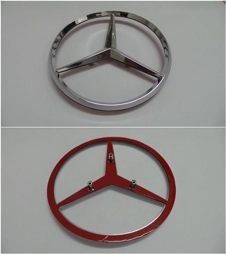 High Quality Custom Black Round ABS Rear Emblem Car Badge