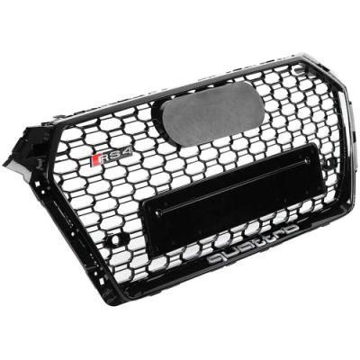 Audi 17-18 A4 S4 to RS4 Front Bumper Mesh Honeycomb Hood Grill Grille