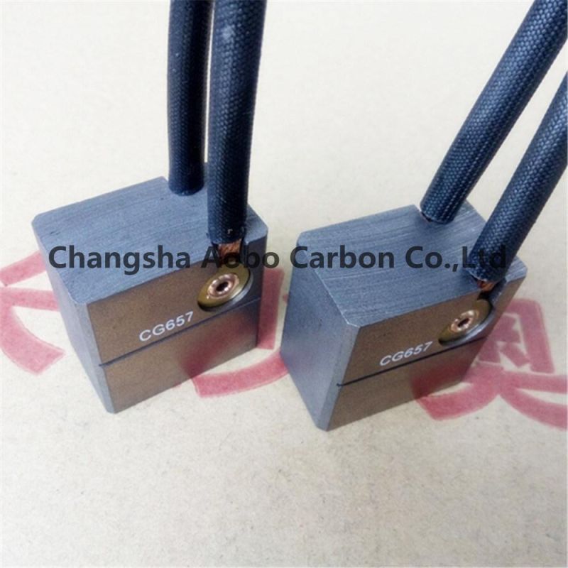 ,manufacturer customized design 20x32x40mm metal carbon brush CG657