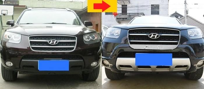 Auto Accessory Bumper Guards for Hyundai Santa Fe 2007 2009 Grille Guard and Bumper Diffuser