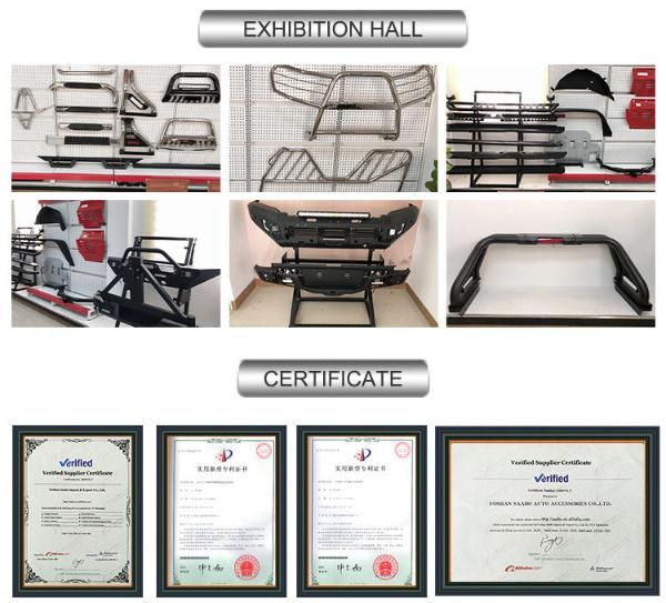 Powder Coated Iron Steel Accessories Side Bar Step for Mitsubishi Triton 2015+
