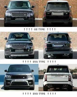 PP Unpainted Facelift L405 Vogue OE Svo Sva Bodykit for Range Rover Vogue 2014-2017 to 2018-2021 Upgrade Body Kit