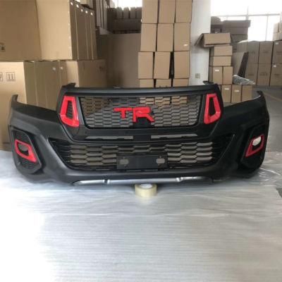 4X4 Pickup Truck Exterior Accessories Front Bumper Grille Body Kit for Hilux Revo Rocco 2015 2018 T-Rd Look