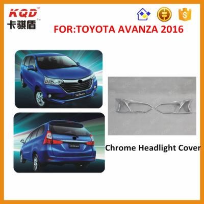 Top Selling 2016 Chrome Car Headlight Cover for Toyota Avanza