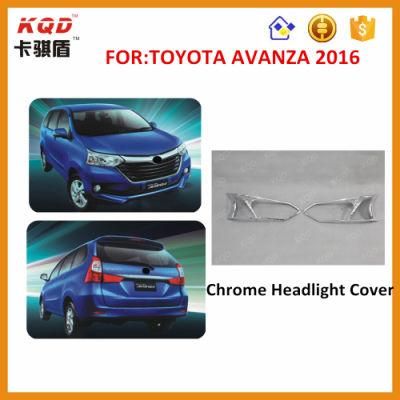 Top Selling 2016 Chrome Car Headlight Cover for Toyota Avanza