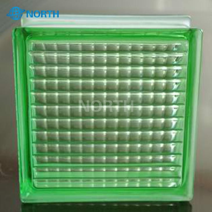 2016 Hot Sale Green Color Glass Block Supplier