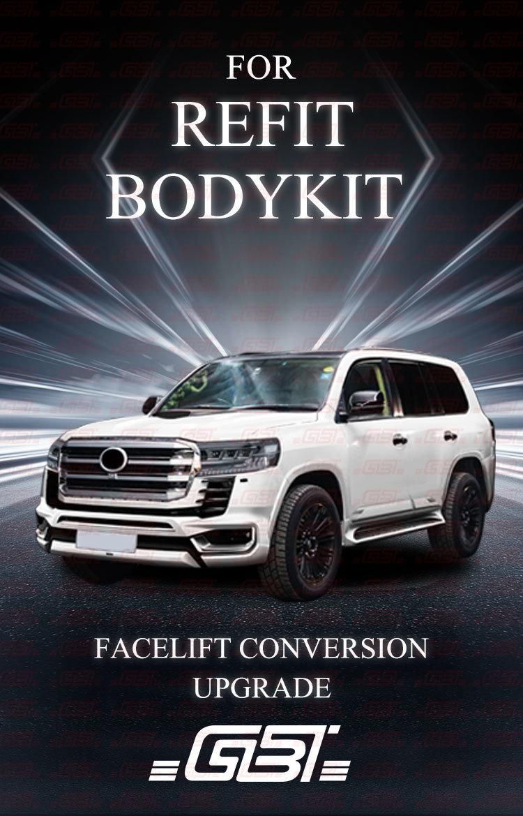 Gbt 2022 Fast Shipping Exclusive Upgrade Body Kit Facelift for 2021-on Land Cruiser 300 Headlight Grill Toyota LC300 Tail Light