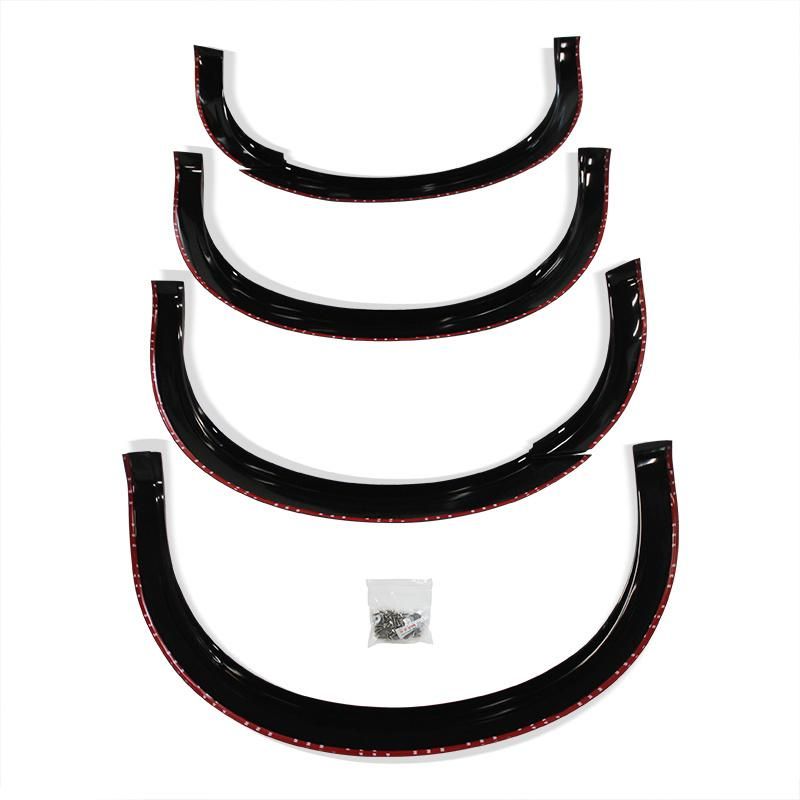 4X4 ABS Plastic Modified Design Fender Flare Wheel Arch Matte Black Fender Flare for Isuzu D-Max 2021