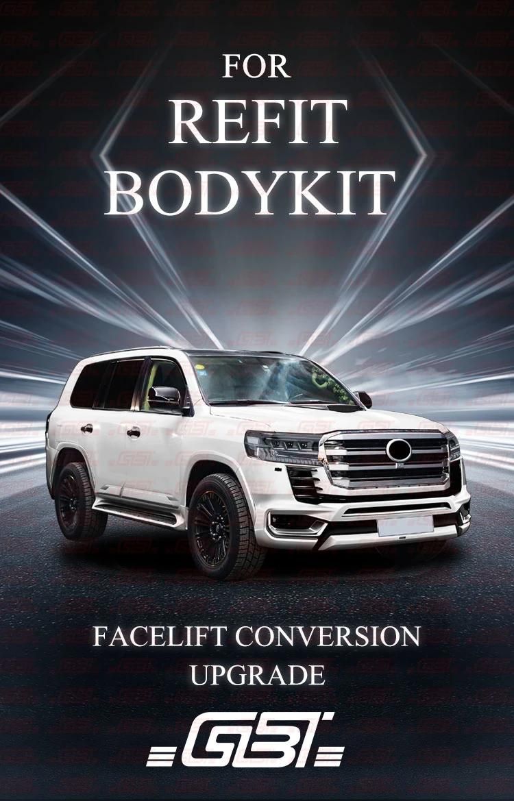 Gbt Factory in Stock Fast Shipping Upgrade Body Kit Facelift for Toyota Land Cruiser Accessories LC200 to LC300 Bumper Headlight