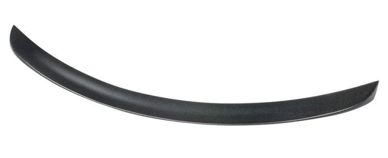 for Tesla Model S Carbon Fiber Style Trunk Spoiler Cover Trim Water Retaining Wing