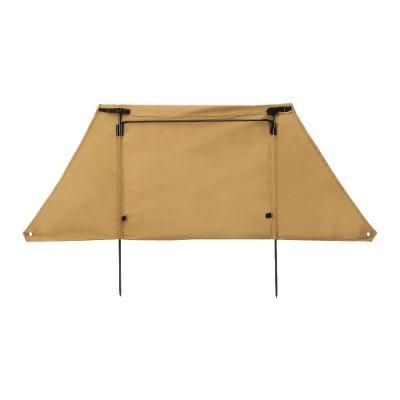 Multifunctional Folding Triangle Thicken Windscreen Camping Canvas Iron Windproof Outdoor Hiking Self-Driving Cooking Windbreak Wbb15469