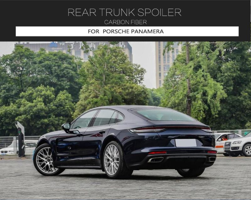 Dry Carbon Fiber Car Trunk Wing Lip Spoiler for Porsche Panamera Hatchback 4-Door 2017-2021